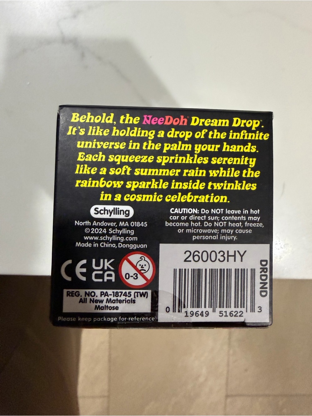 Schylling NEEDOH Dream Drop with splash stand, Purple, NIB, never opened - rare - Picture 5 of 5